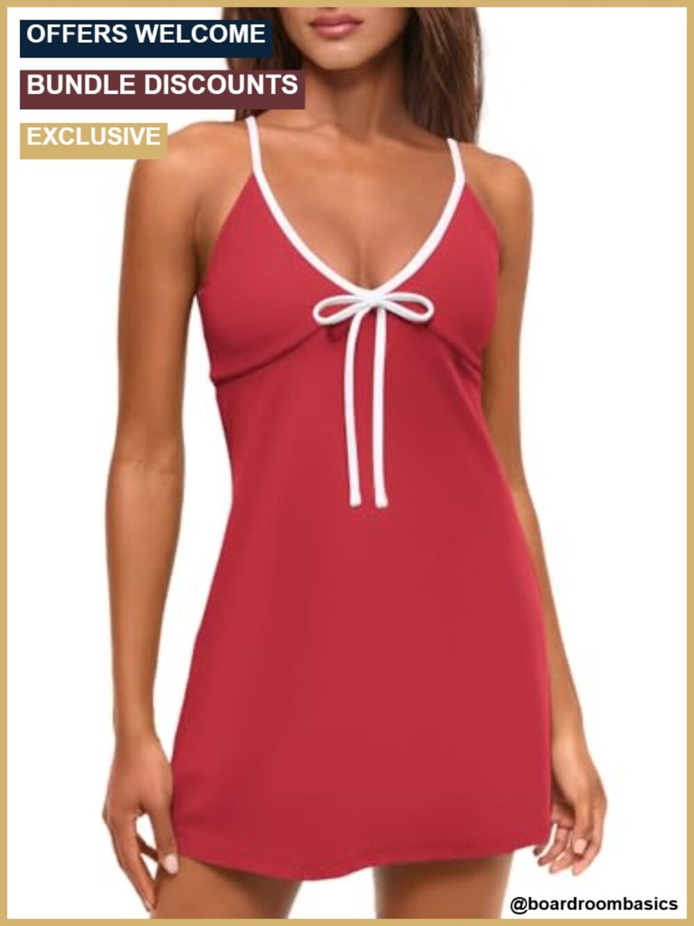 Women Tennis Dress with Built in Shorts Athletic Workout Golf Mini